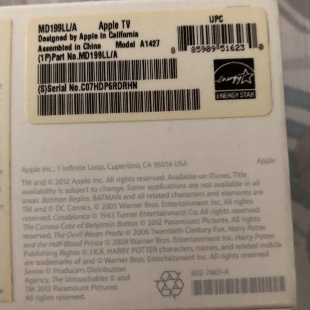 Apple TV Mode A1427 - Black In Original Box - Picture 4 of 6